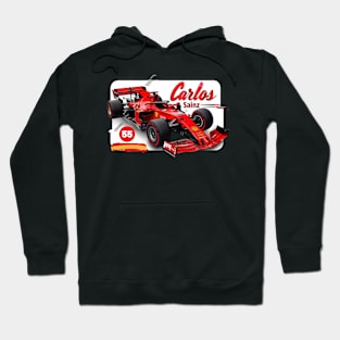 Carlos Sainz, ferrari, formula 1, F1 Hoodie